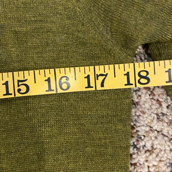 Loft size small cardigan sweater in olive green gray color. - Picture 6 of 7